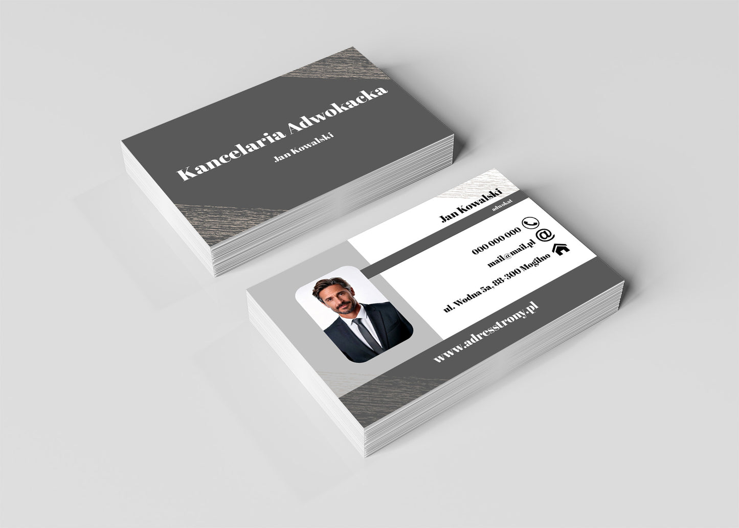 Wizytówki klasyczne dwustronne