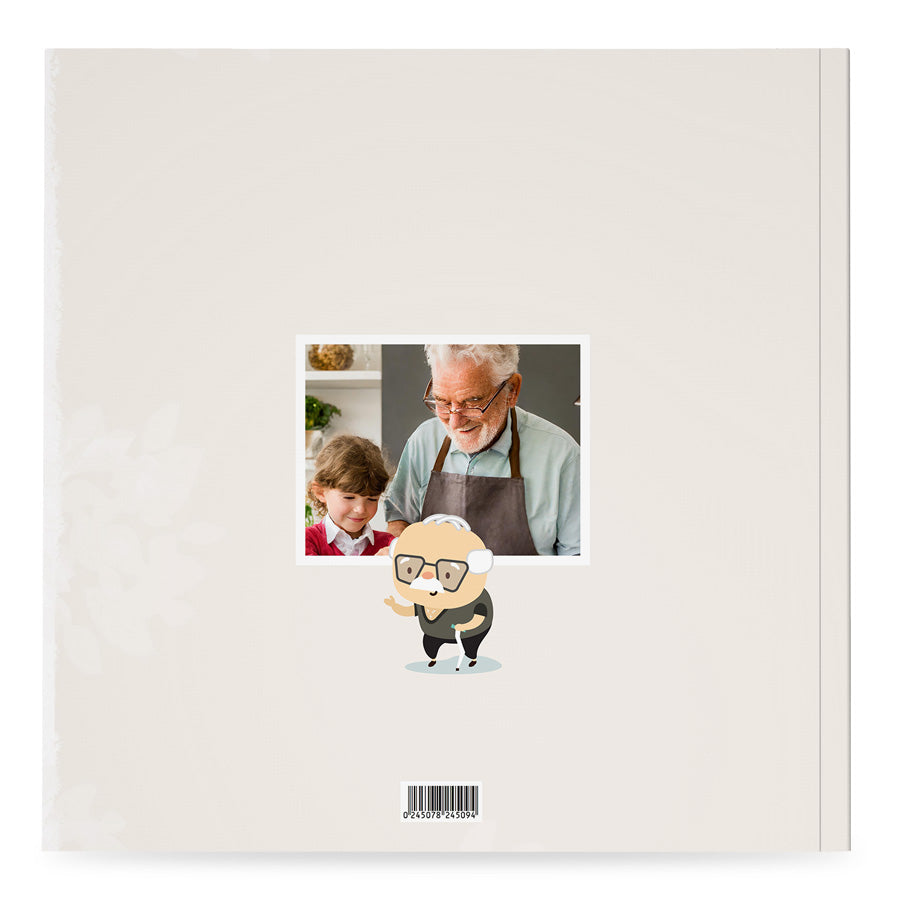 fotoalbum dla dziadka kwadratowy