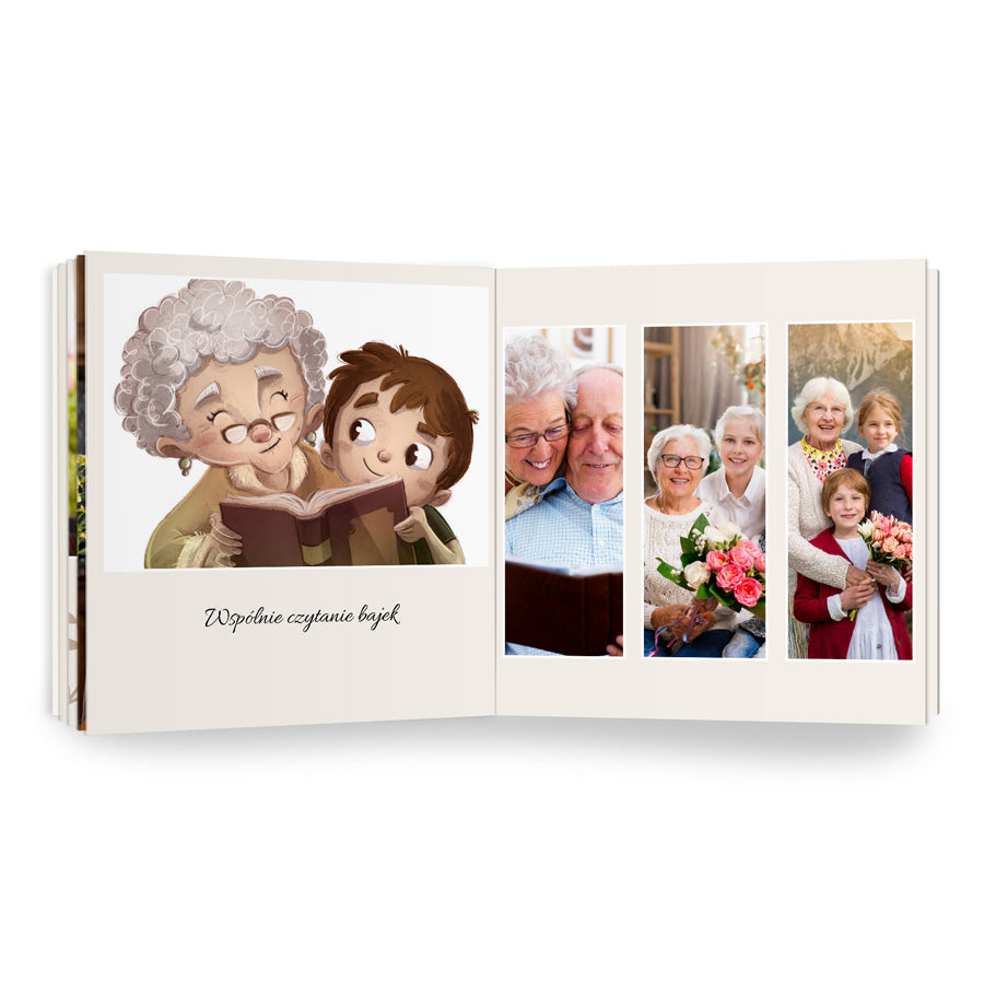 fotoalbum dla babci kwadratowy