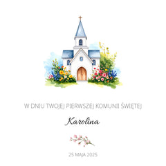 Kartka skladana 15x15 cm 