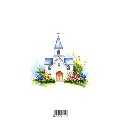 Kartka składana z życzeniami na I Komunię Świętą 15 x 15 cm 4 strony