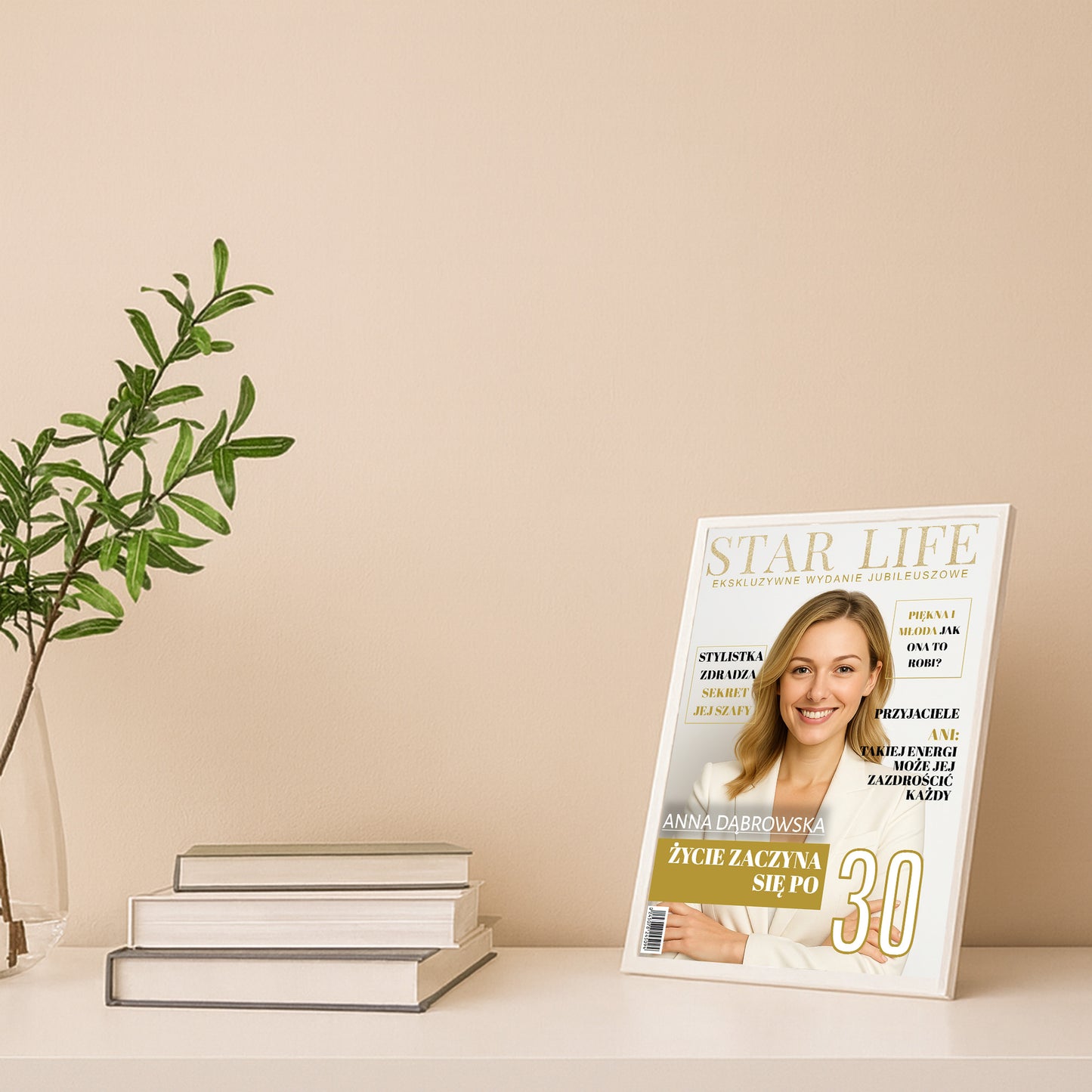 STAR LIFE personalizowana okładka magazynu A4 + ramka GRATIS