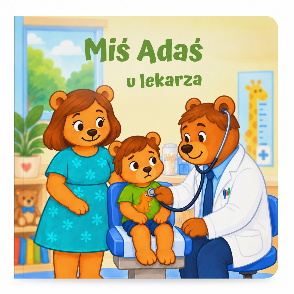 Książeczka dla dzieci personalizowana - Moja własna Bajka. Miś u lekarza