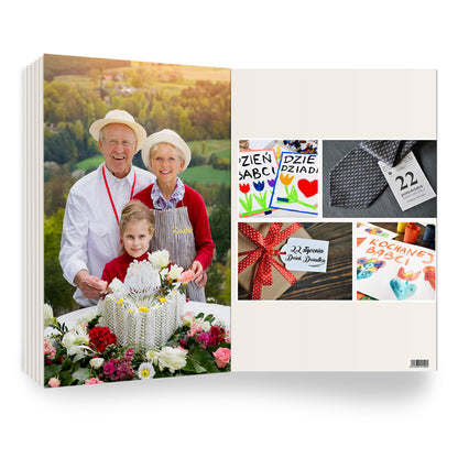 fotoalbum dla babci i dziadka pion