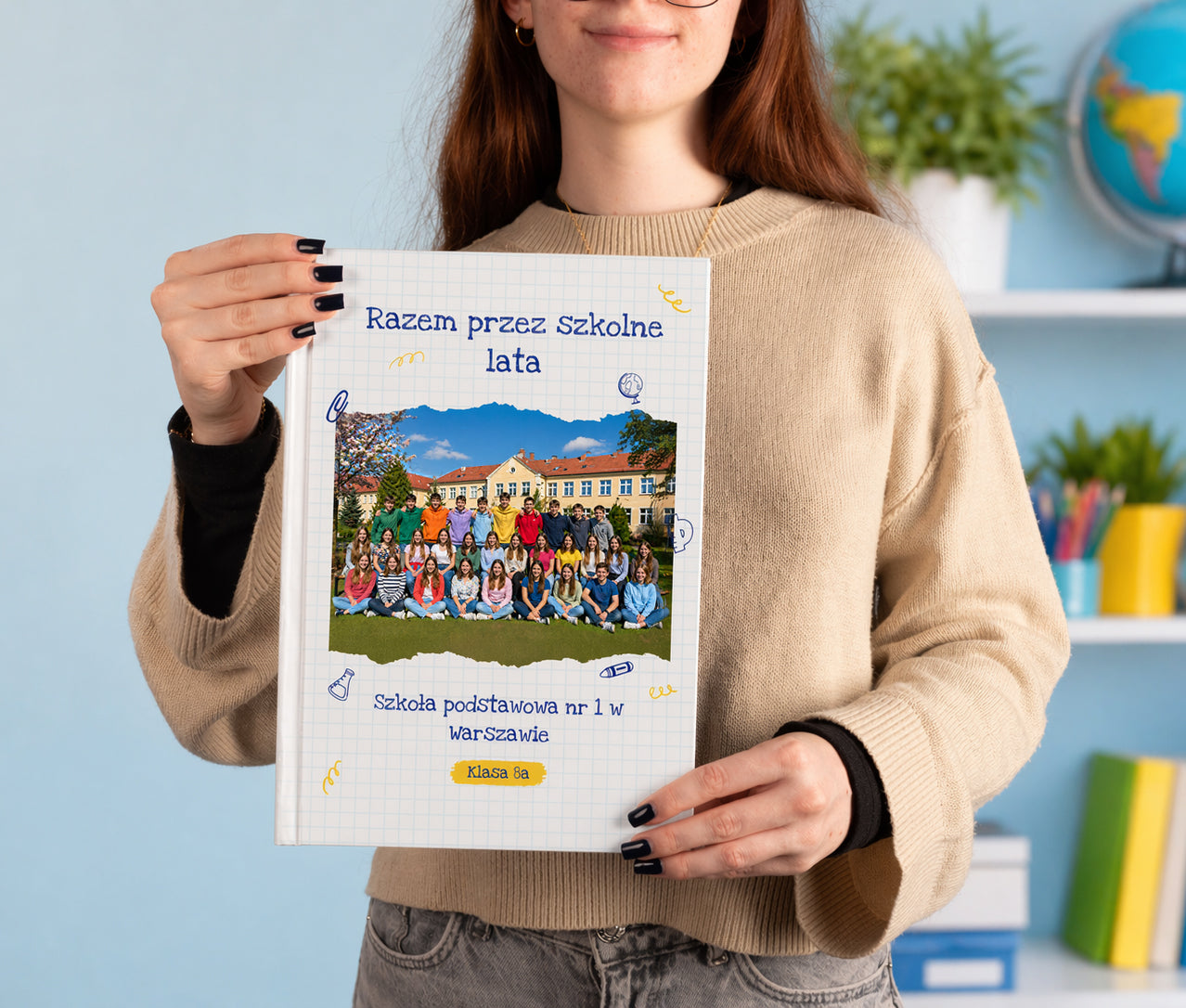 fotoksiazka szkolna pionowa